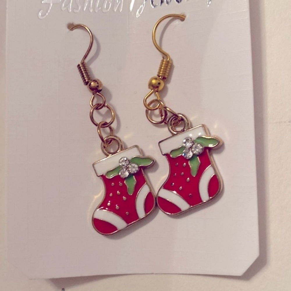 Christmas earrings